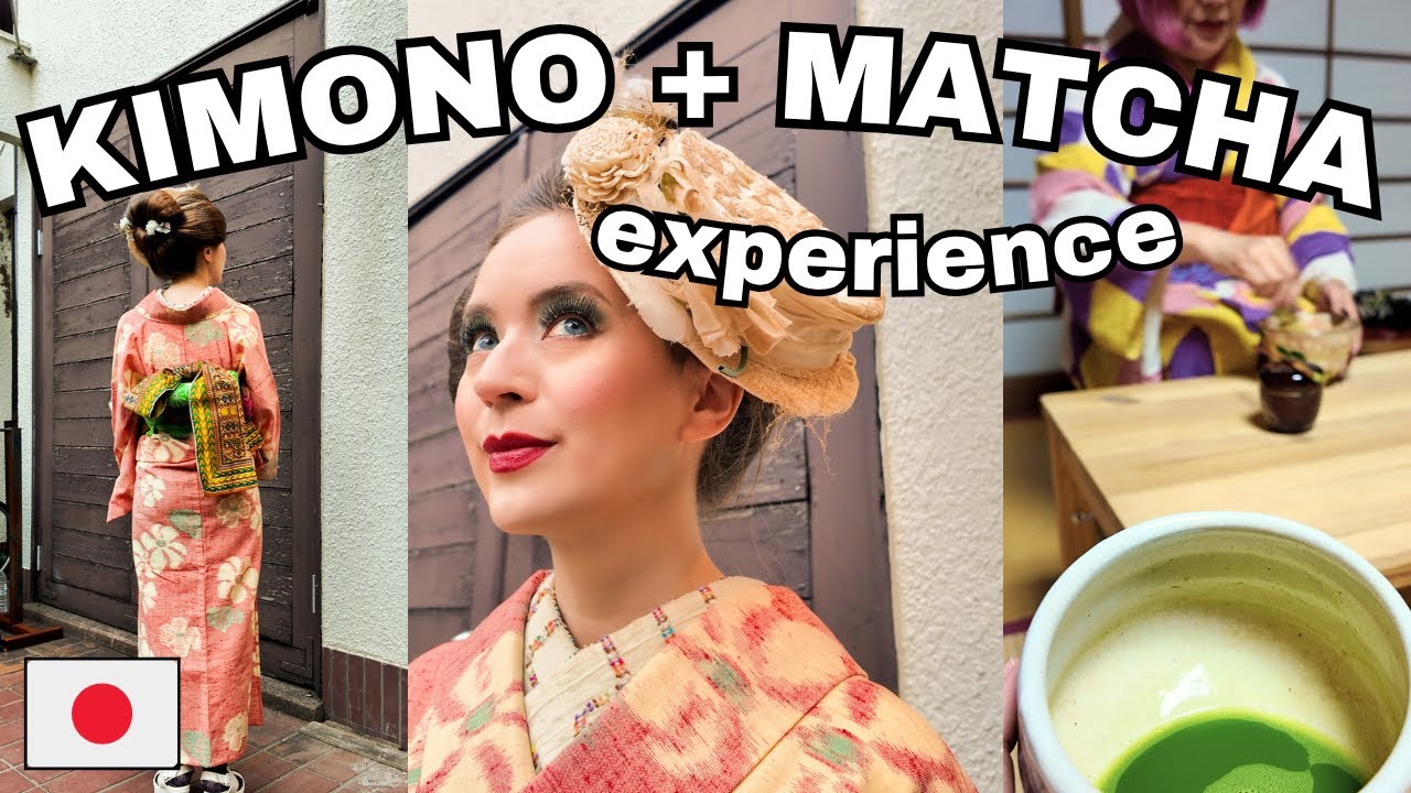 Kimono, Hairstyling, and Matcha Ceremony Experience | Things to do in Tokyo
