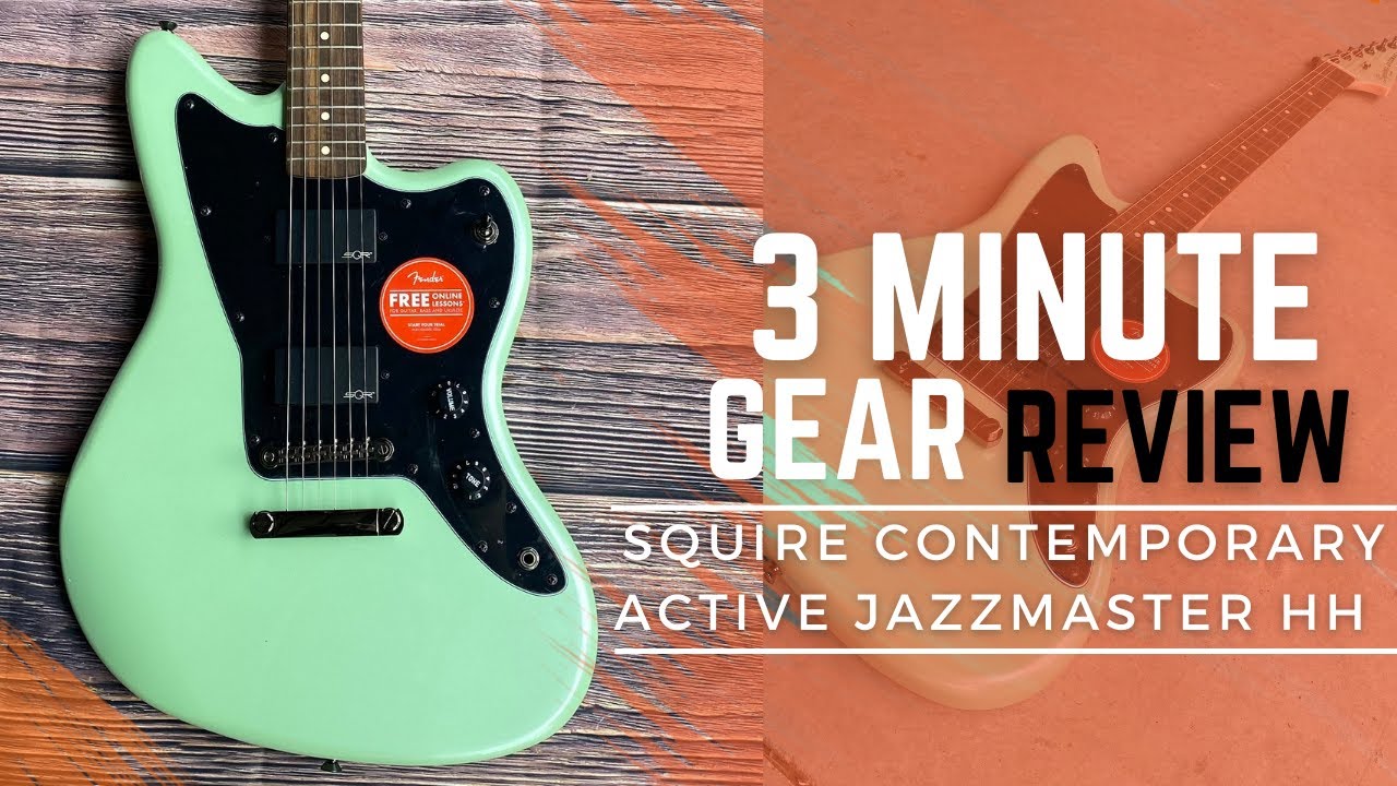 Squier Contemporary Active Jazzmaster HH - Surf Pearl