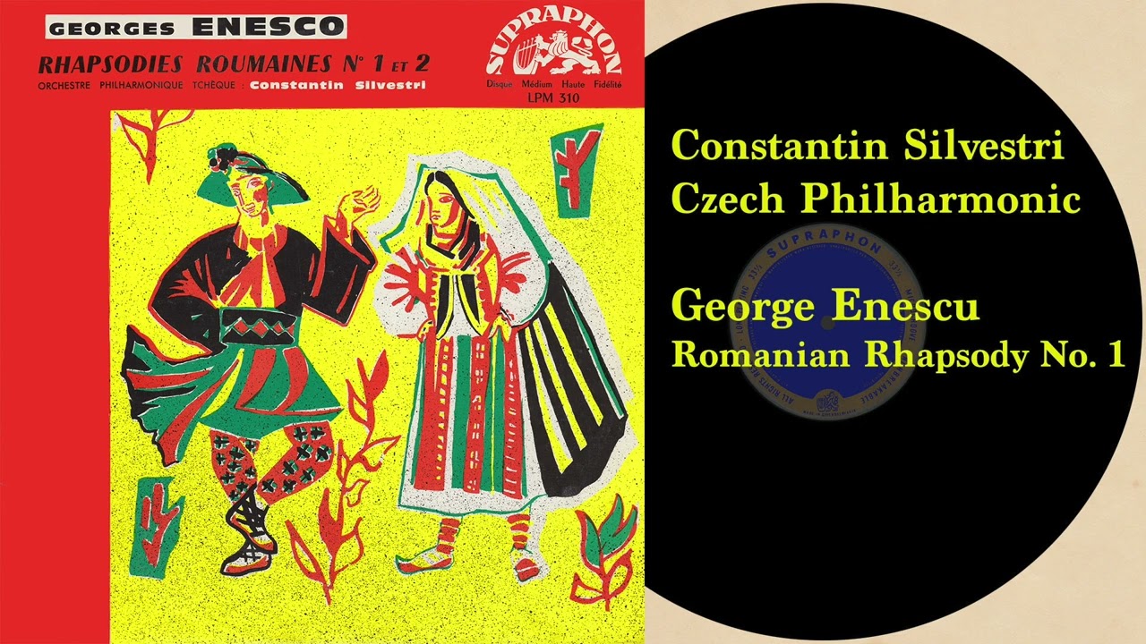 Enescu:  Romanian Rhapsody No  1 (Czech Phil 1956)