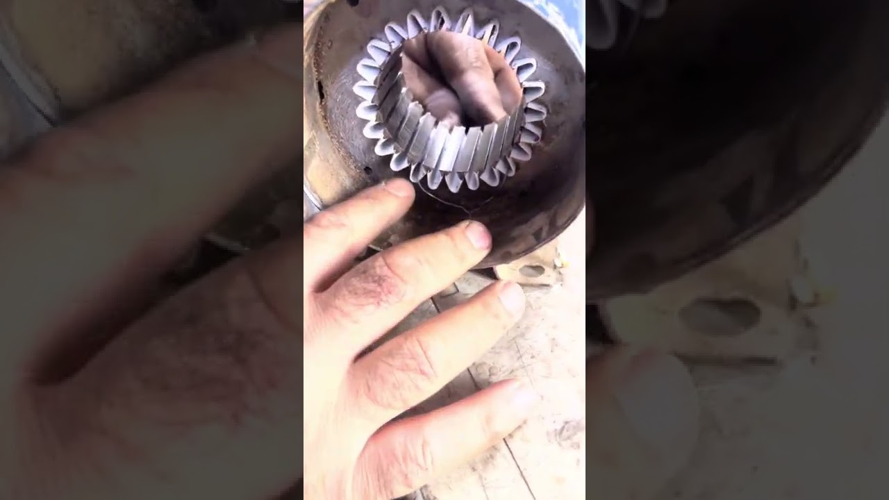 لف ماطور ماء بالتفصيل من البدايه حته النهايه  تابع الفيديو كي تستفاد