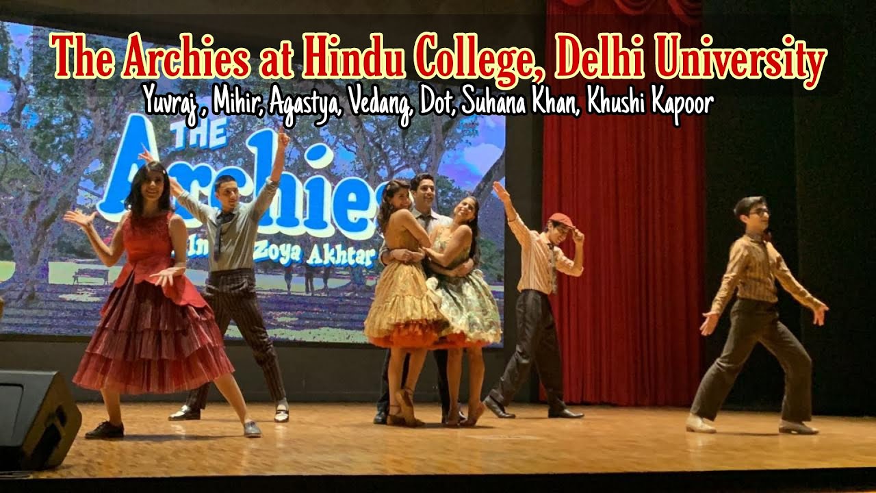 The Archies at Hindu College, Delhi University for the Promotion | Suhana Khan| Khushi Kapoor#movie