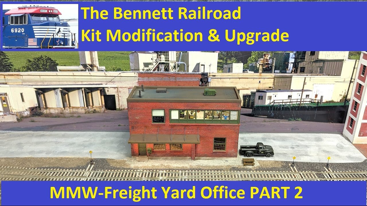 Monster Model Works-Yard Office-Build Video, Part 2