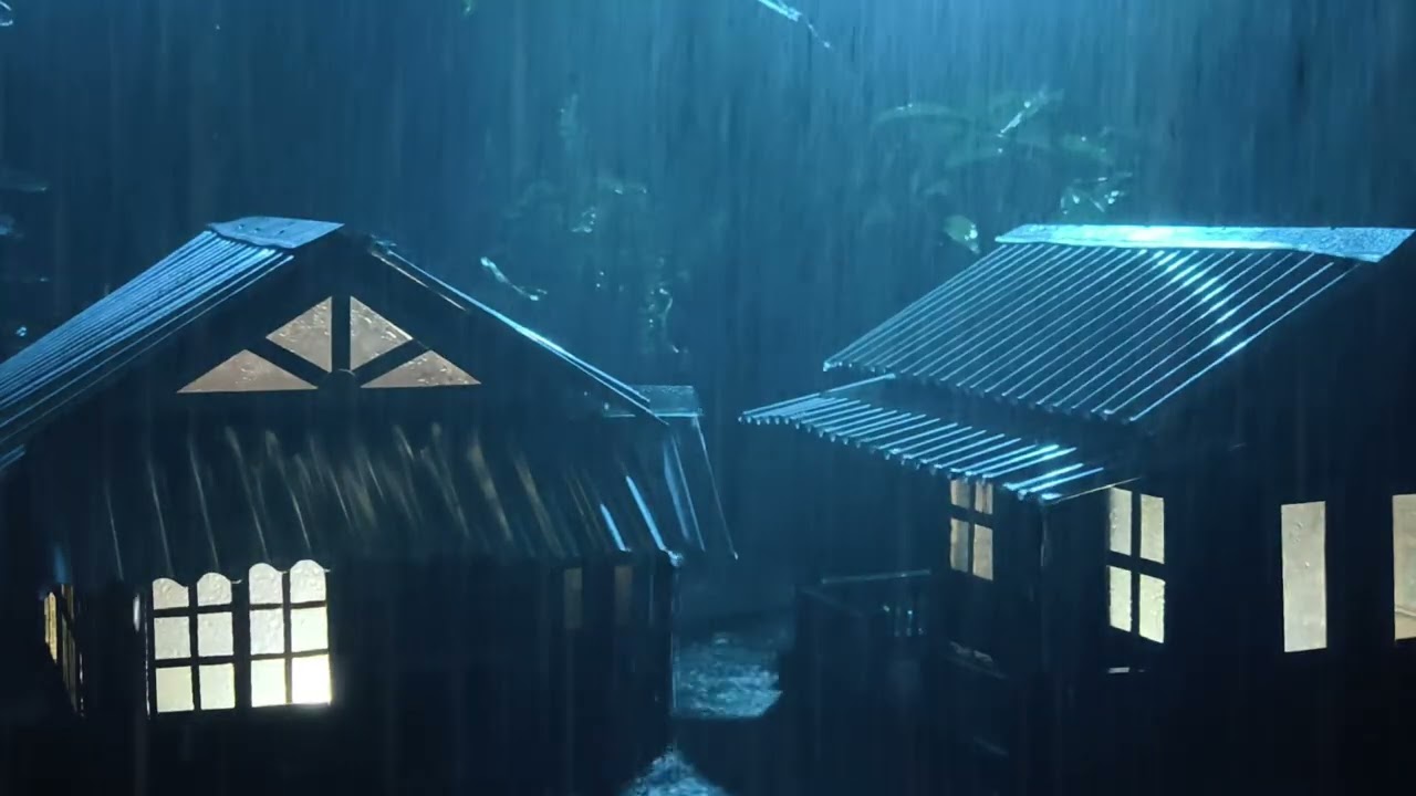 No Ads Rain Sounds for Sleeping - ASMR Rain and Thunder Sounds For Sleeping, Relaxing