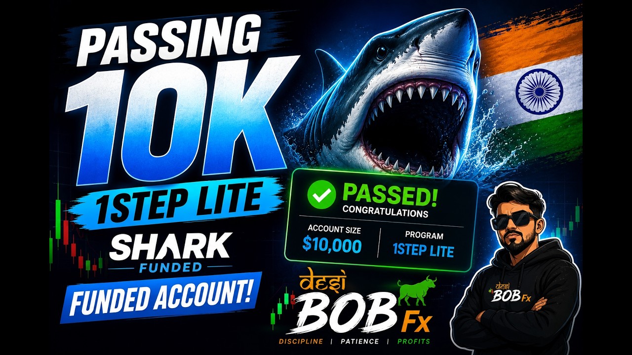 From Challenge to Funded! Passing the $10K Shark Funded 1-Step Lite Account