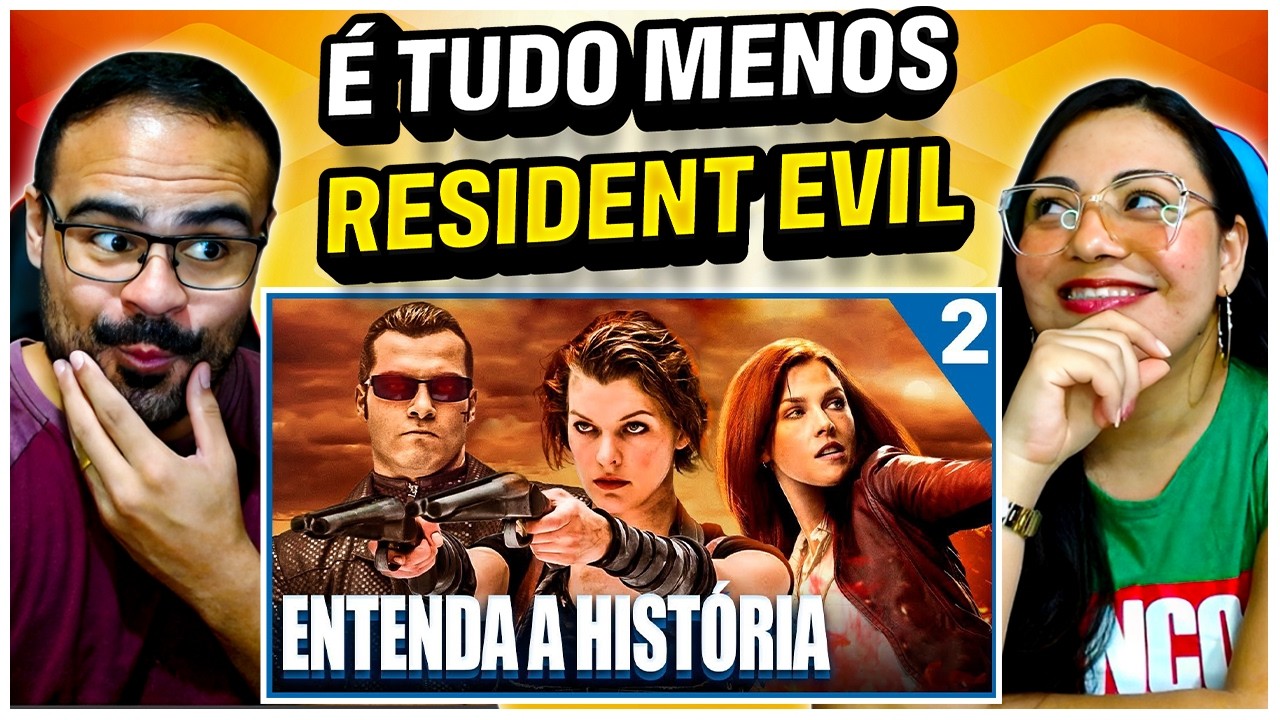 REACT CANAL PEEWEE | Saga Resident Evil | Entenda a Hist&oacute;ria dos Filmes | PT. 2