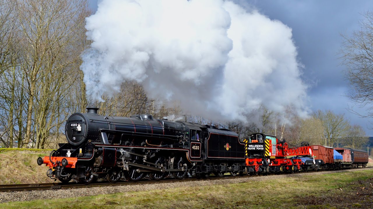 Black Five 45212 and the Breakdown Cane - KWVR - 30742 Charters