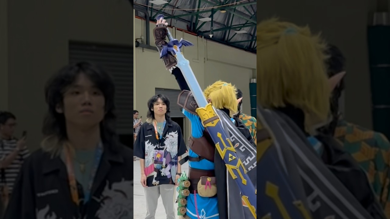 I CANT PULL MY SWORD OUT 💔 #LOZ #tearsofthekingdom  #Link #Legendofzelda #TOK #BOTW #Cosplay
