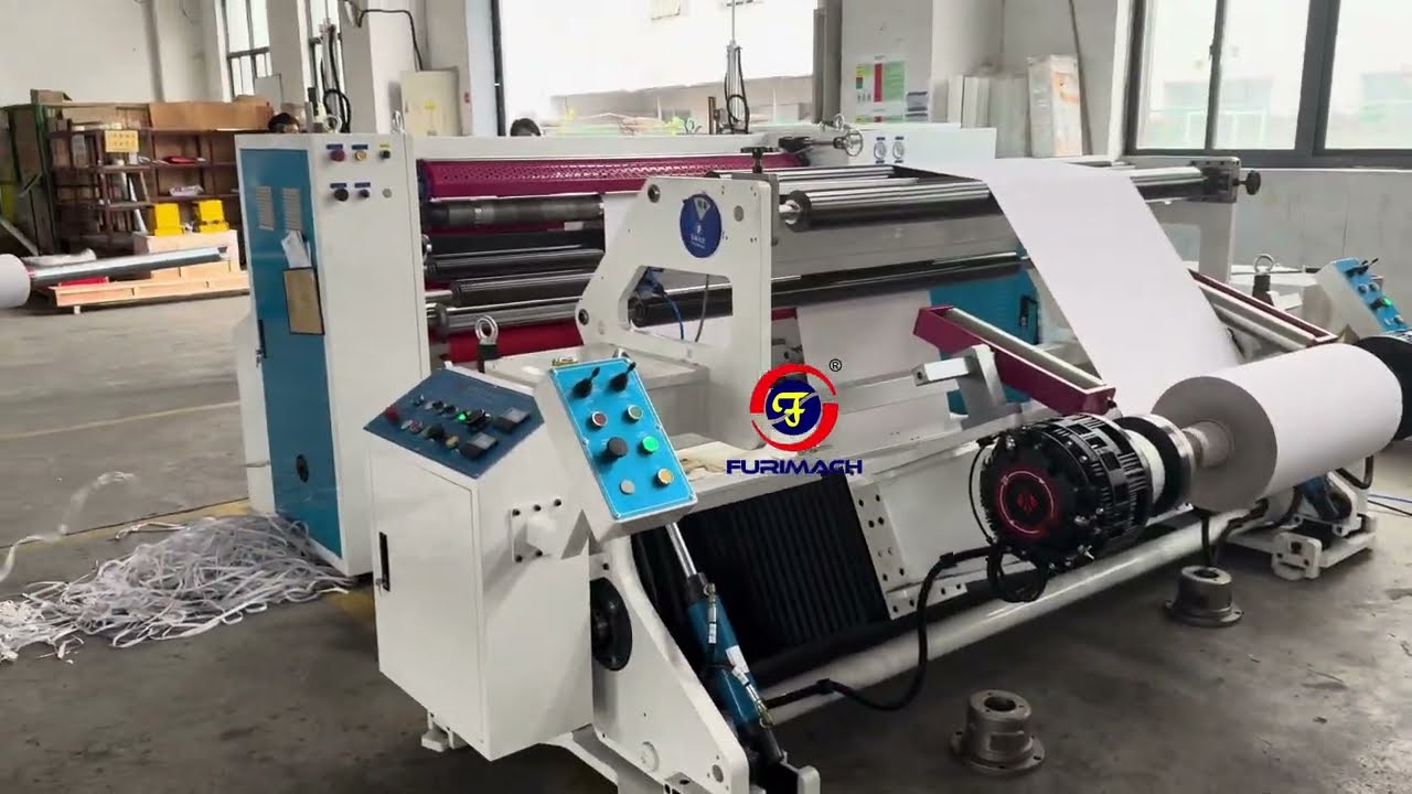 1.6M Paper Rewinding Machine with Trimming Cut Function