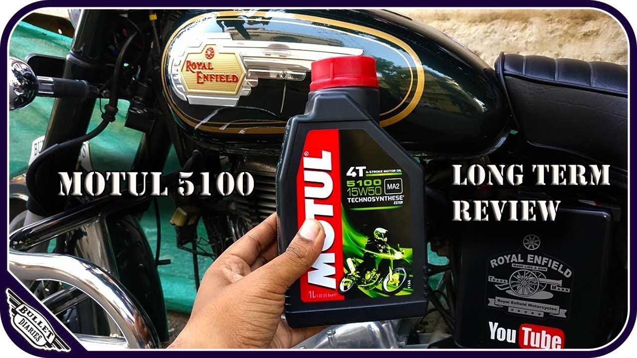 MOTUL 5100 ENGINE OIL | LONG TERM REVIEW | BEST OIL FOR BULLET ??
