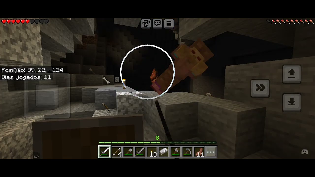 Conseguiu recuperar os meus itens 😃, Minecraft episódio 8👍