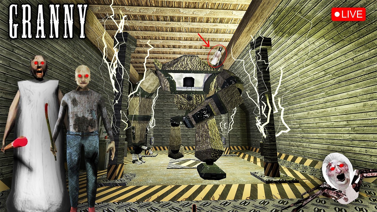HORROR LIVE STREAM || GRANNY LIVE GAMEPLAY VIDEO #shorts #granny #shortslive
