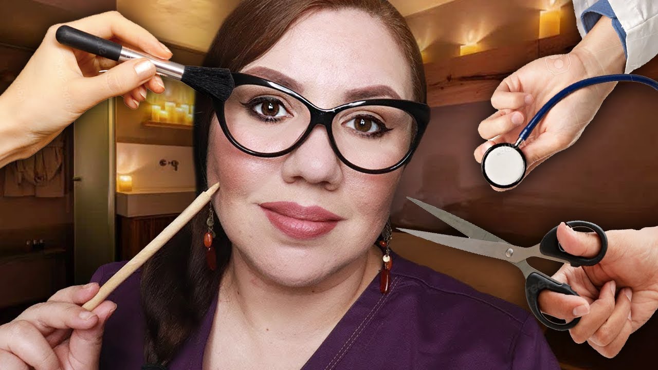 ASMR Roleplay DEFINITIVO Para Dormir [ Corte de Pelo, Nervios Craneales, Maquillaje ] ASMR Español