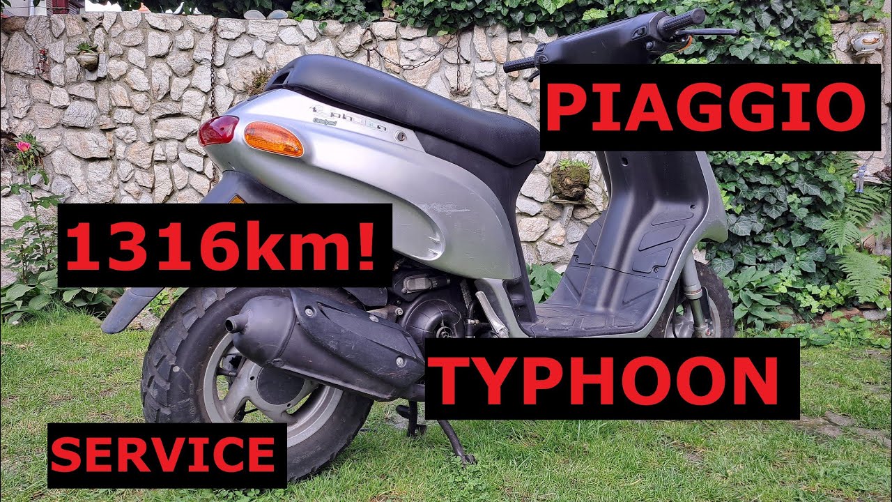 Piaggio Typhoon barn find first start repair CVT carburetor szervíz variátor szimeringek karburátor