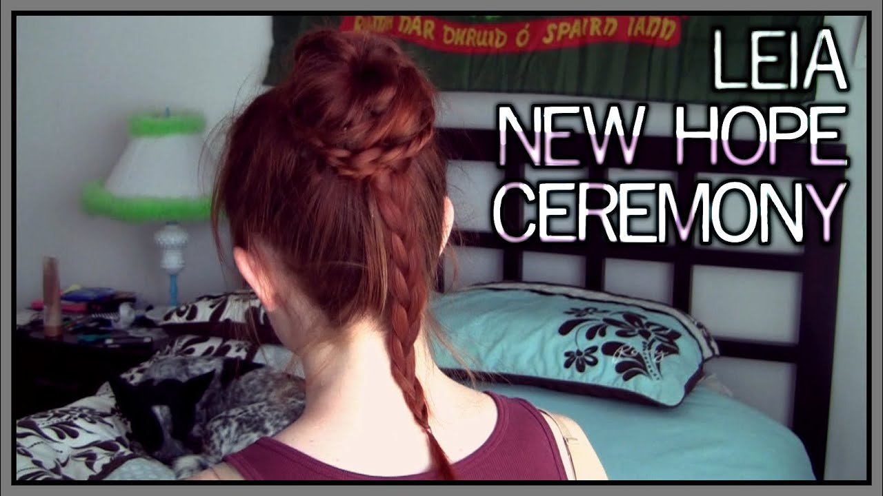 Star Wars Hair - Leia's New Hope Ceremony Updo