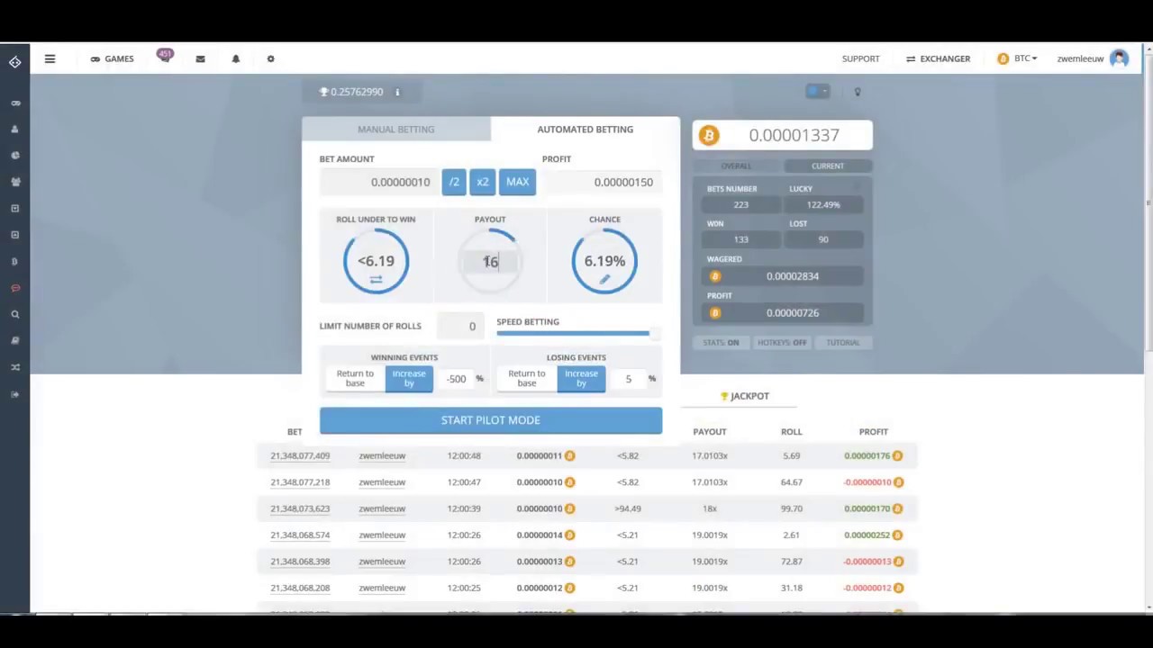 New Strategy Bitsler 2018 (triple your balance in one minute)