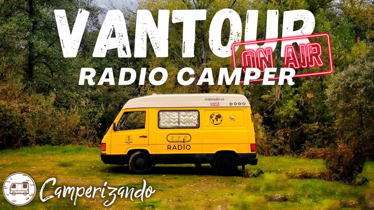 Emisora de radio en una furgoneta camper 🤯 📡 | Mercedes MB de los años 90 🚐