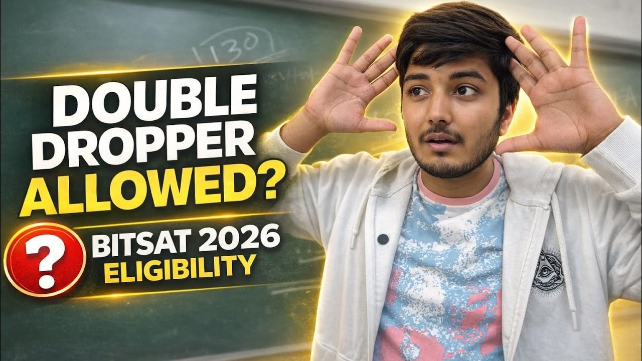 Eligibility Criteria of BITSAT 2026  || Is Double Dropper Allowed ?? #bitsat2026 #bitspilani #bits