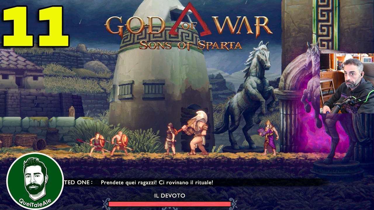 God of War Sons of Sparta - LA SETTA DELLA STEPPA BRULLA - Gameplay ITA - Walkthrough 11