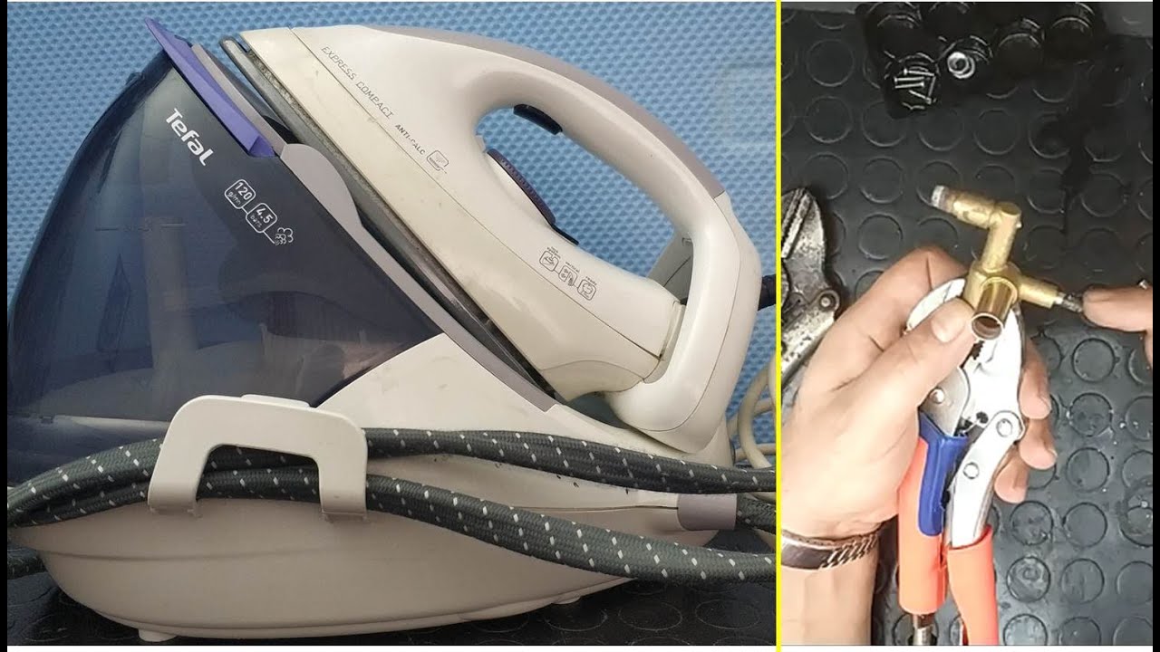 Buhar Vermeyen Kazanlı Ütü Sökümü ve Tamiri - Elektrovalfin Sökülüp Tamir Edilmesi (Tefal GV7095)