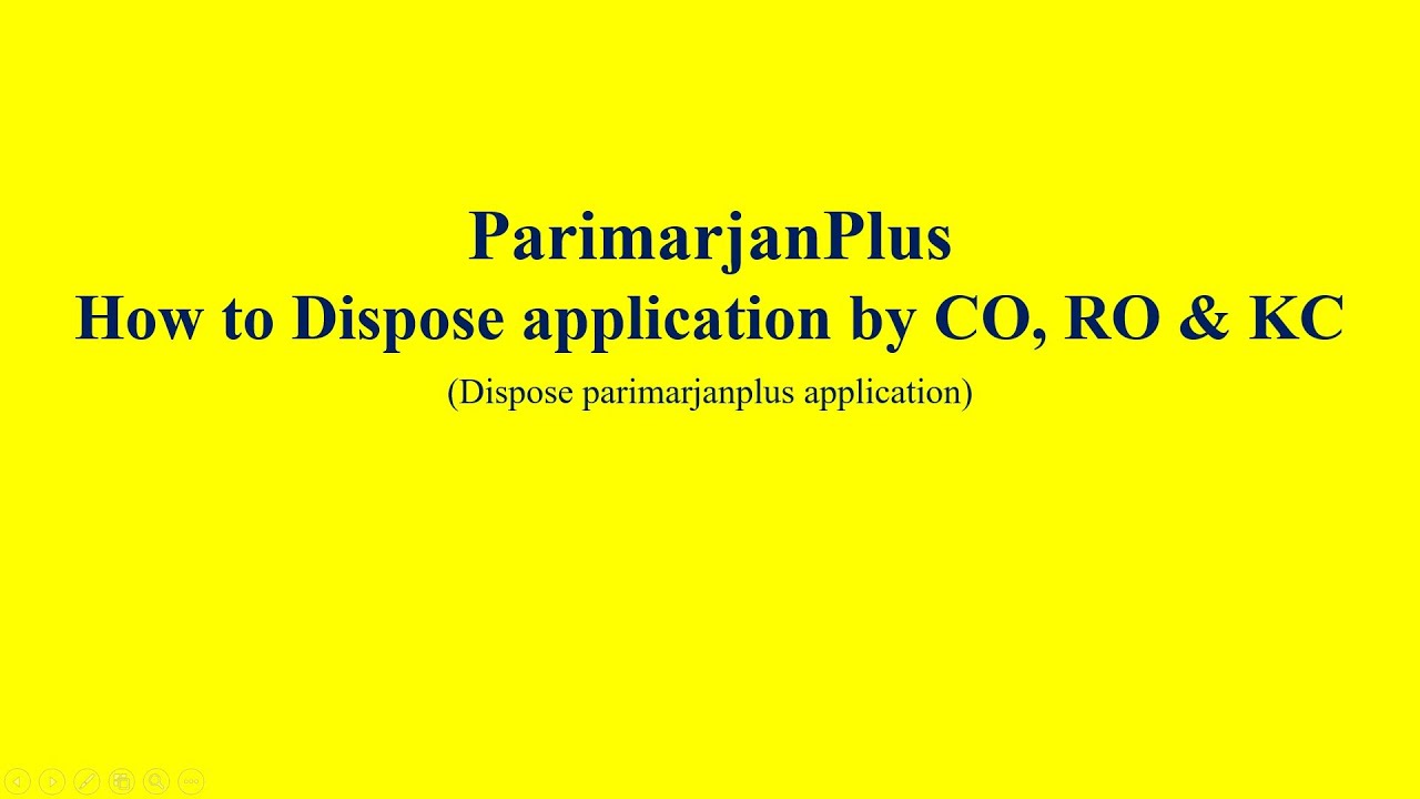 ParimarjanPlus: How to dispose of Parimarjan Plus Application