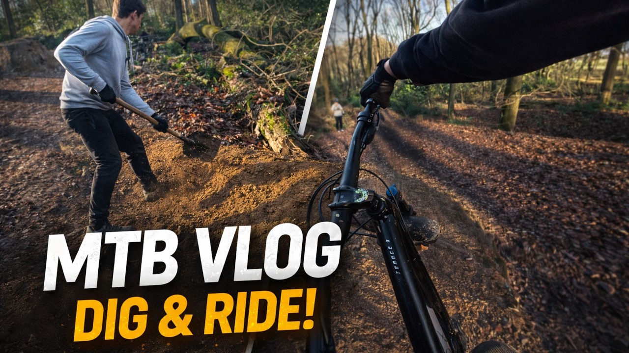 Sharkfin bauen & testen | MTB Trailbuilding & Riding Vlog