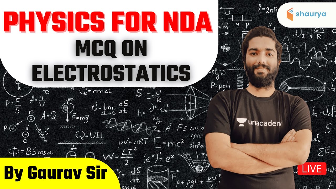 MCQ On Electrostatics | Physics | Target NDA 2021 | Gaurav Sir