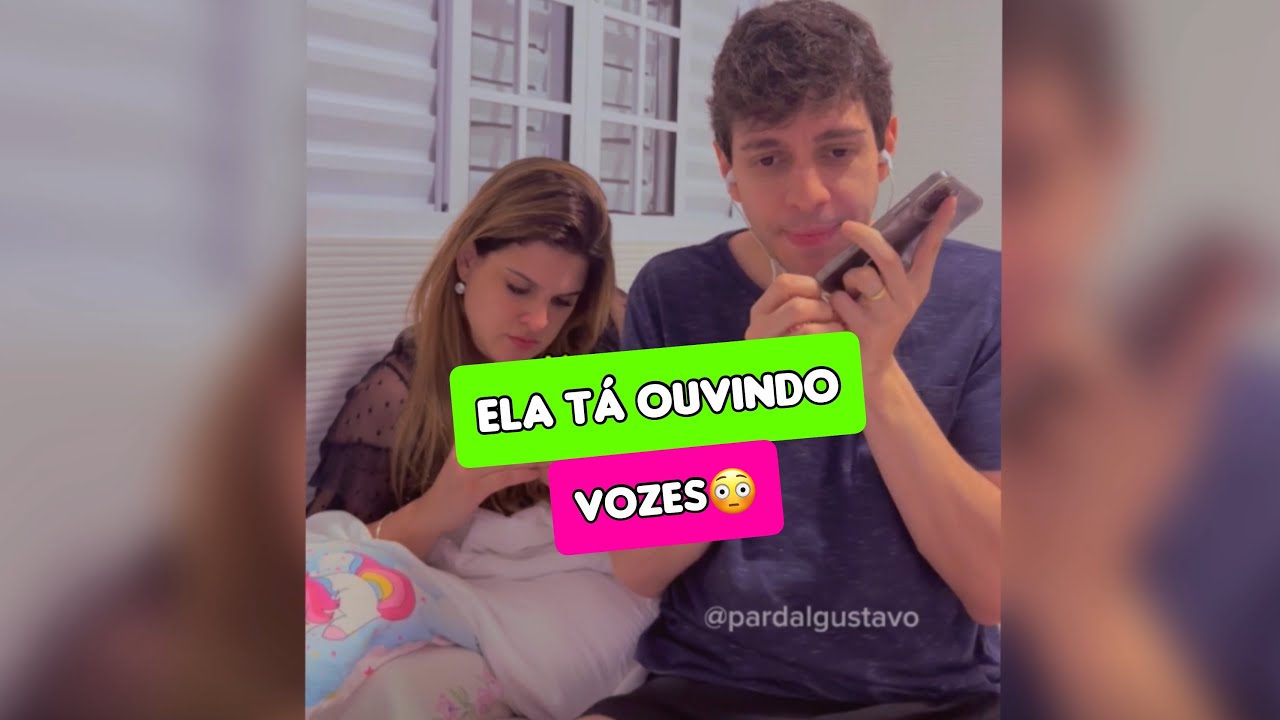 Minha esposa tá ouvindo vozes😳