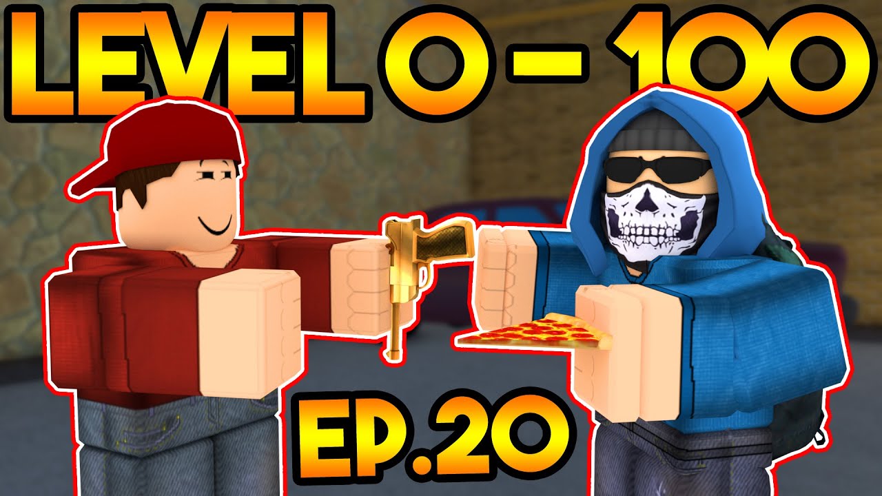 LEVEL 0 TO 100 IN ARSENAL! (PIZZA TRADE) - EP.20 (ROBLOX)