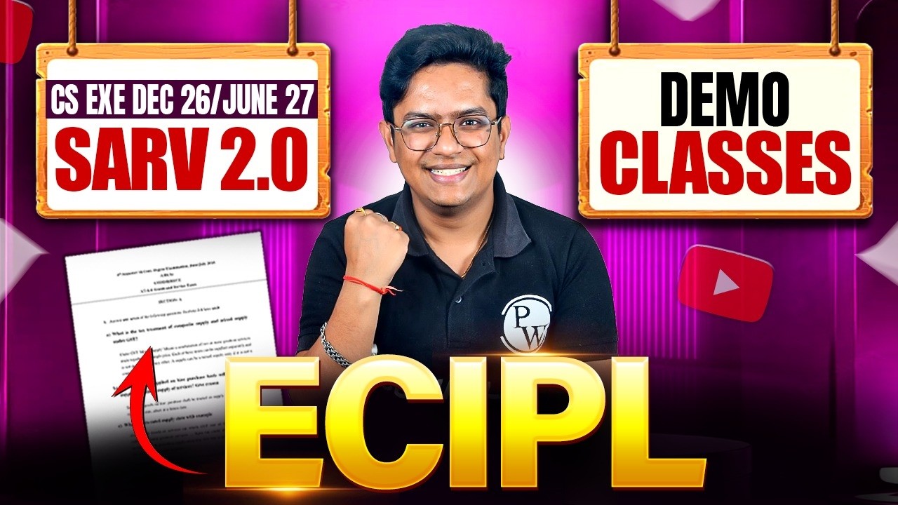 Legal Metrology | ECIPL | CS Executive Dec 2026 / June 2027 | CS Debasish Sir