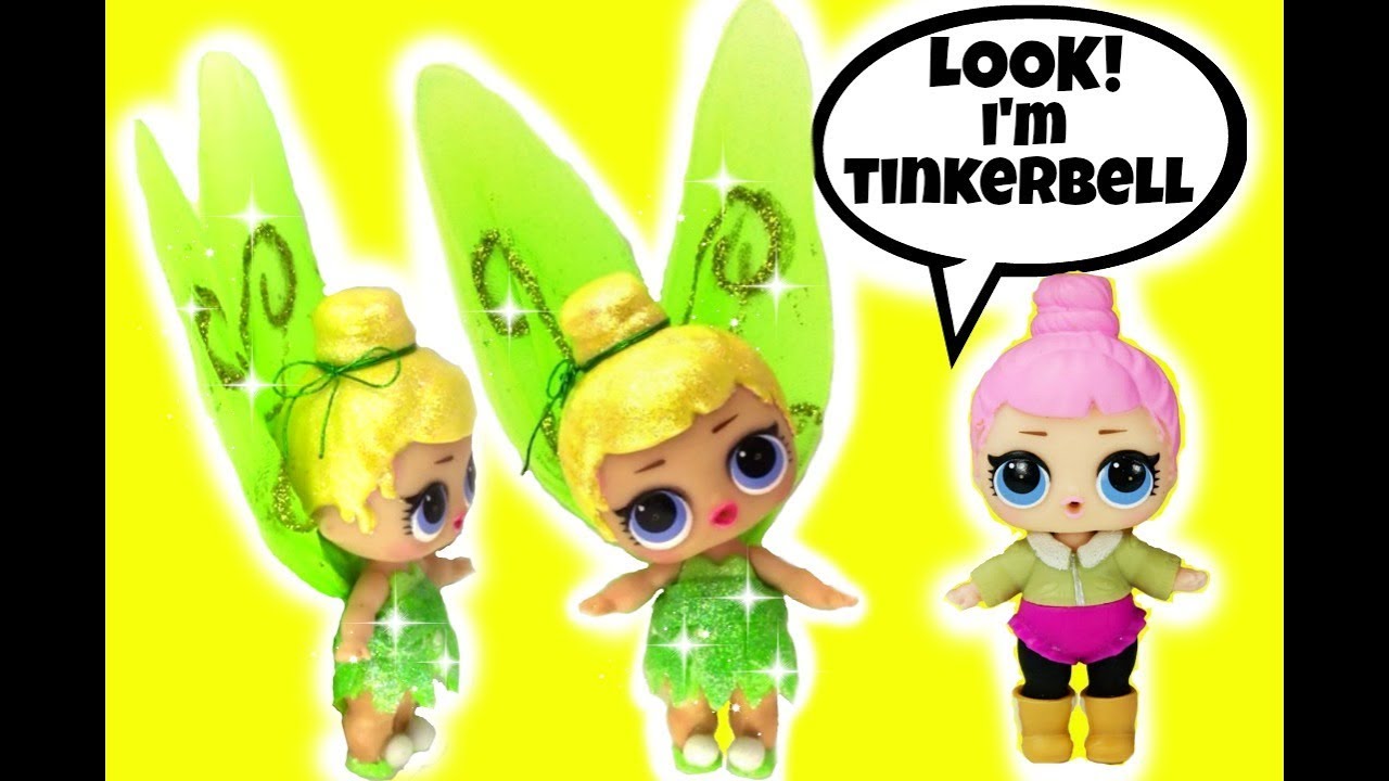 . LOL Surprise TINKERBELL CUSTOM Doll ~ L.O.L. Lil Sisters & Girly Girlz Doll Story Video