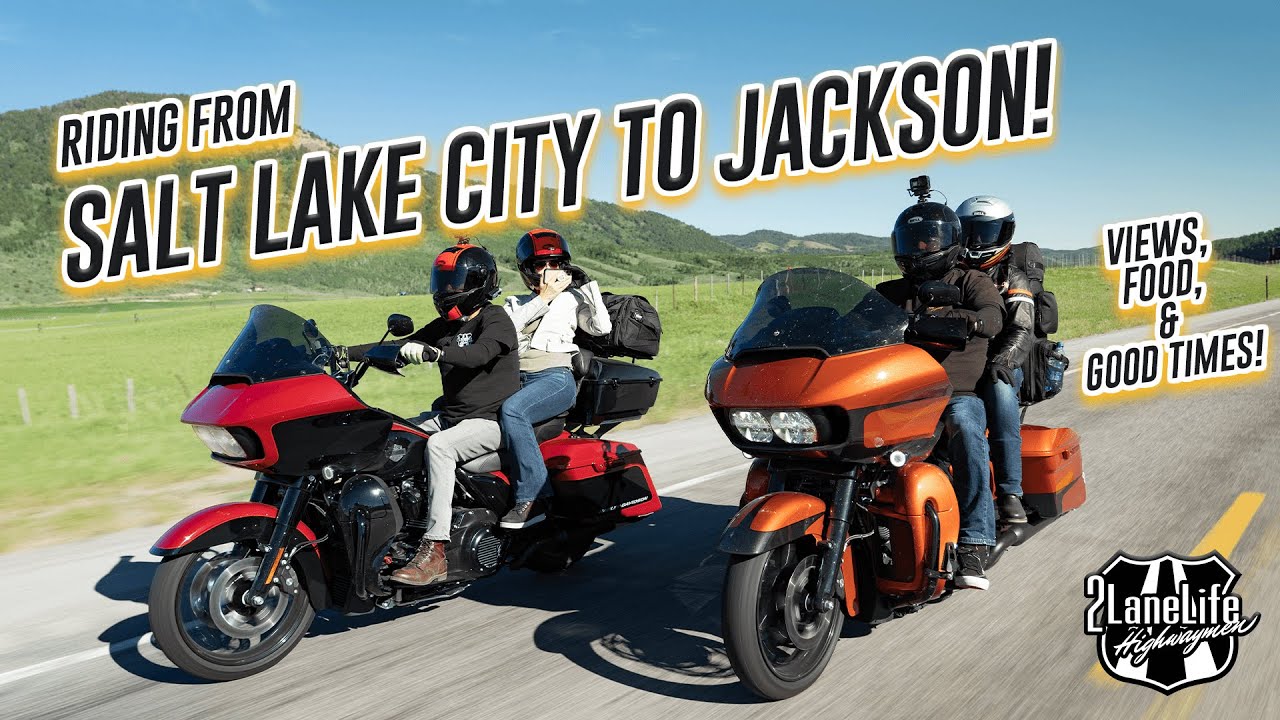 Riding from Salt Lake City, UT to Jackson, Wyoming | Logan Canyon, Bear Lake & More | 2LaneLife | 4K