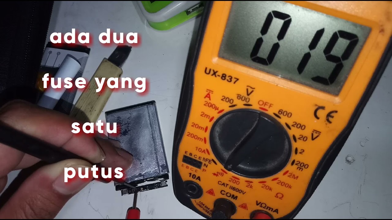 Cara perbaiki battery hp mati total BL 4C atau  BL 5C