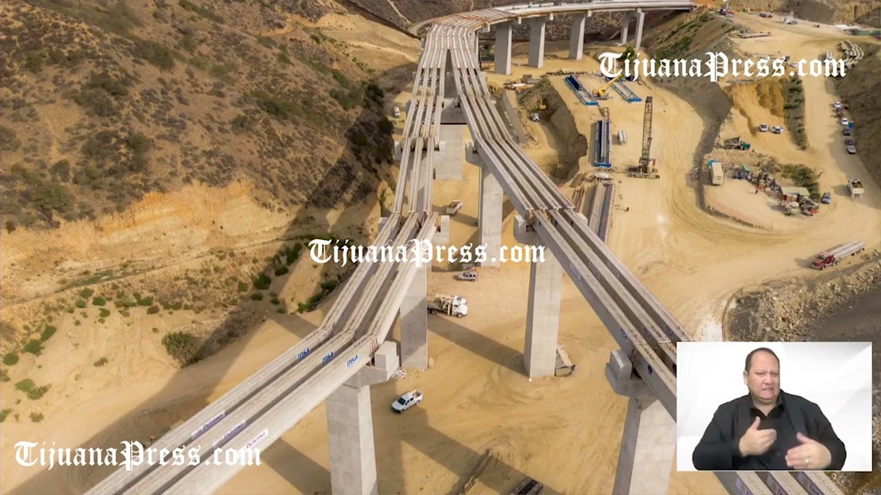 No terminarán en 2025 el viaducto elevado en Tijuana como lo habían anunciado