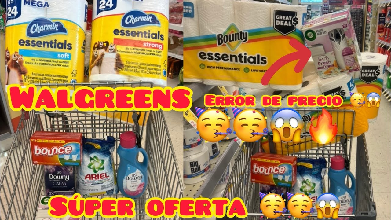 Walgreens 🥳llévatelos por $1 o gratis 🥳😱 Error de precio 🥳😱