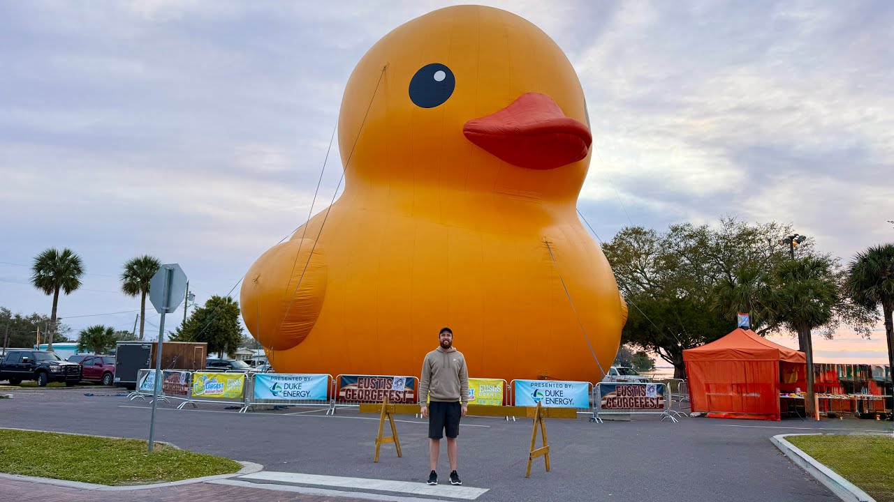 We Saw the World’s Largest Rubber Duck at Georgefest