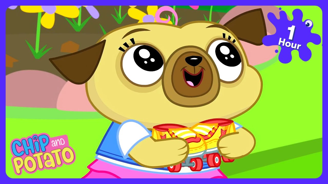 Chip and Potato - Patines y Abuela: ¡A Rodar! | WildBrain Casa de Diversión Familiar