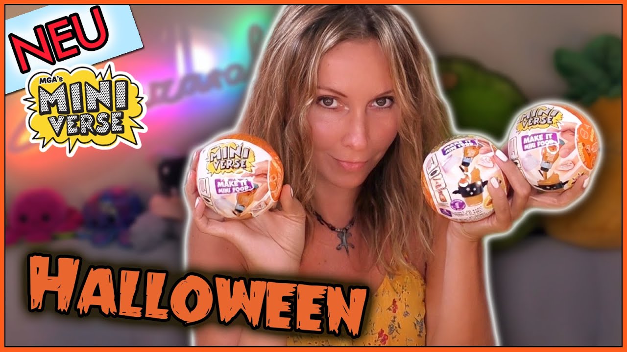 Miniverse Make It Mini HALLOWEEN Food REVIEW 🍹 Miniatur Deko & ESSEN für Halloween Party herstellen