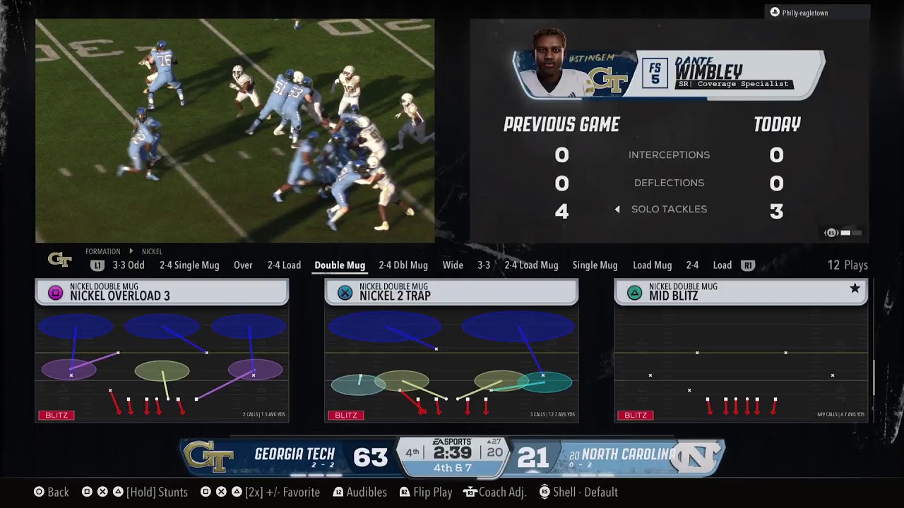 CF26 PC GEORGIA TECH vs North Carolina