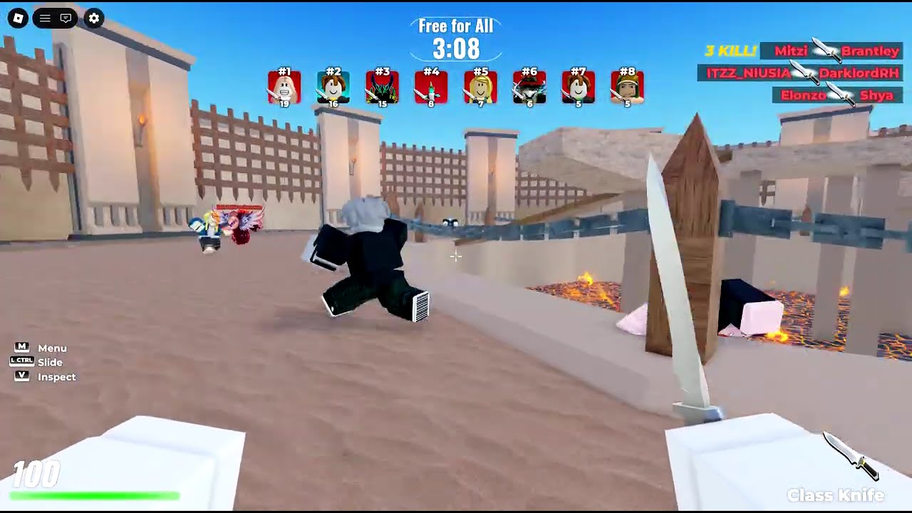 INSANE CLUTCH in Knife Arena 🔪🔥 | Roblox PvP Madness
