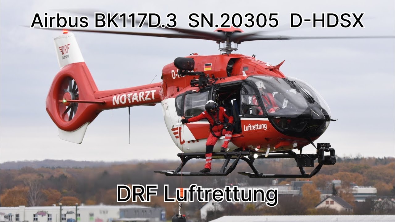 Airbus Helicopters BK117D.3 (H145) D-HDSX 15. November 2025
