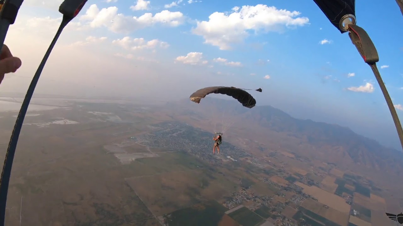Slip and Slide Parachute Fun