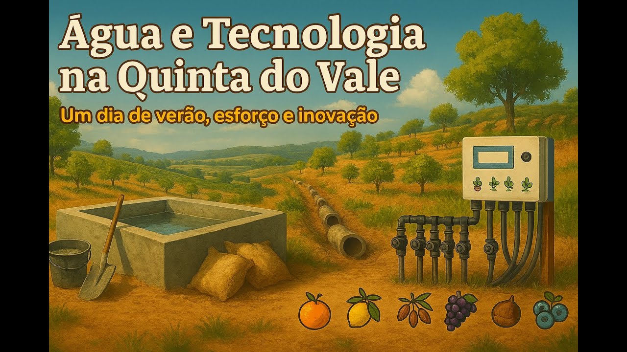 🌞 Jornada de Verão na Quinta: Água, Terra e Tecnologia em Harmonia