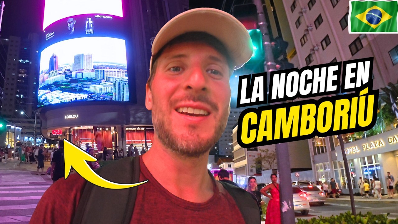 ASÍ ES LA NOCHE EN BALNEÁRIO CAMBORIÚ 😲