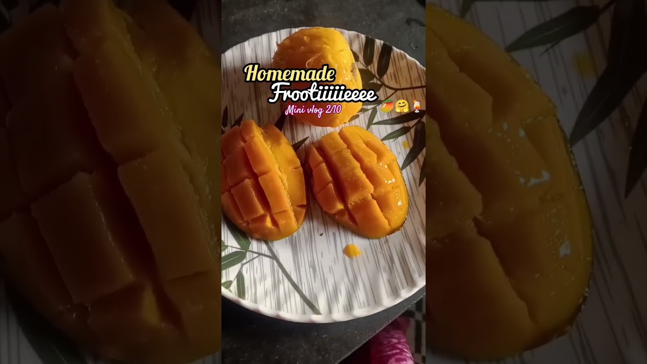 Homemade frootiiiee 🥭🤗🍹 #dailyvlogchallenge #minivlog #youtube @probaseghorkonna2712