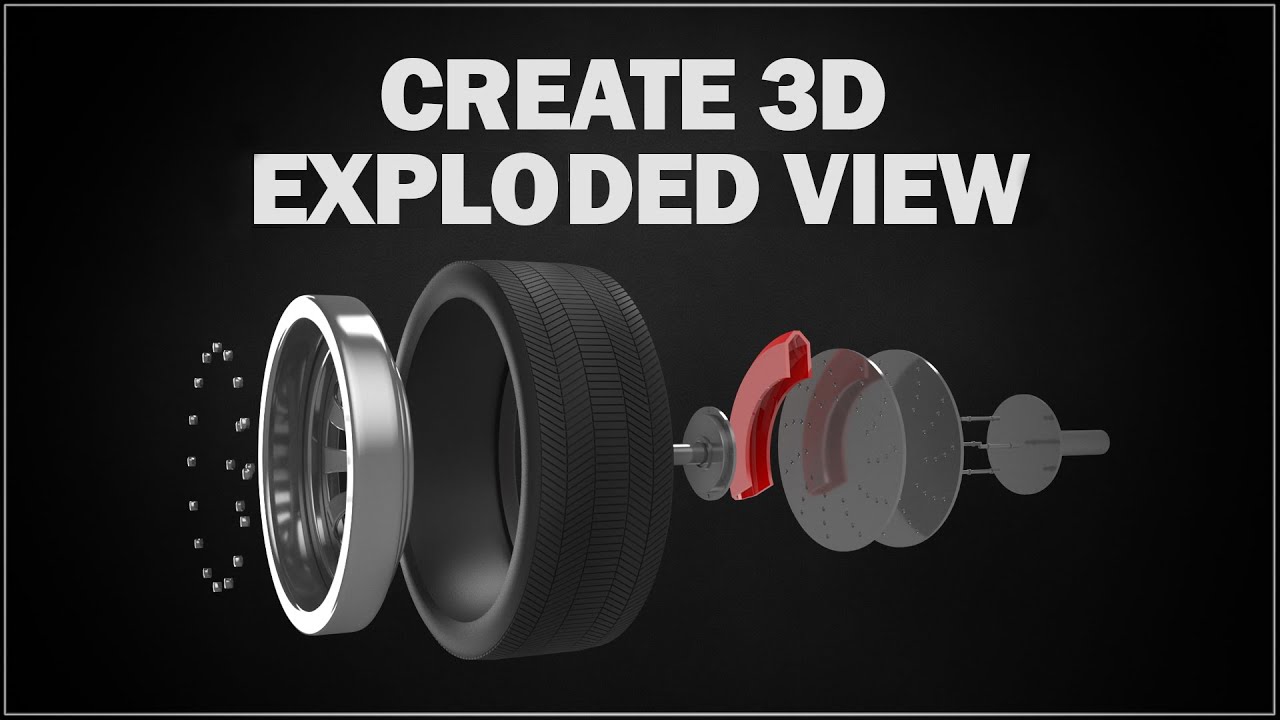 How to Create 3d Exploded View Animation | 3ds Max Tutorial