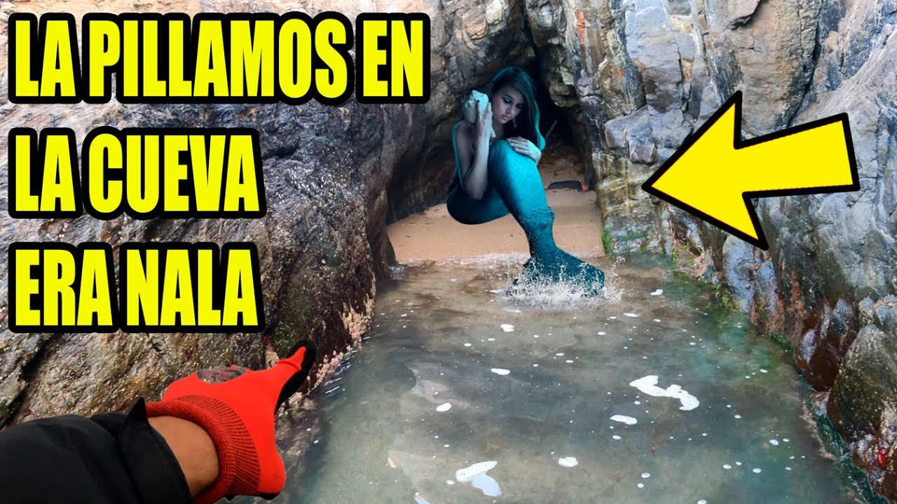 SIRENA REAL CAPTADA!! NALA APARECE en la CUEVA 2 | Laguna Negra