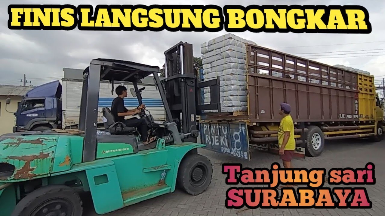 Menepi digerbang tol‼️Cuaca panas sampai gudang langsung bongkar