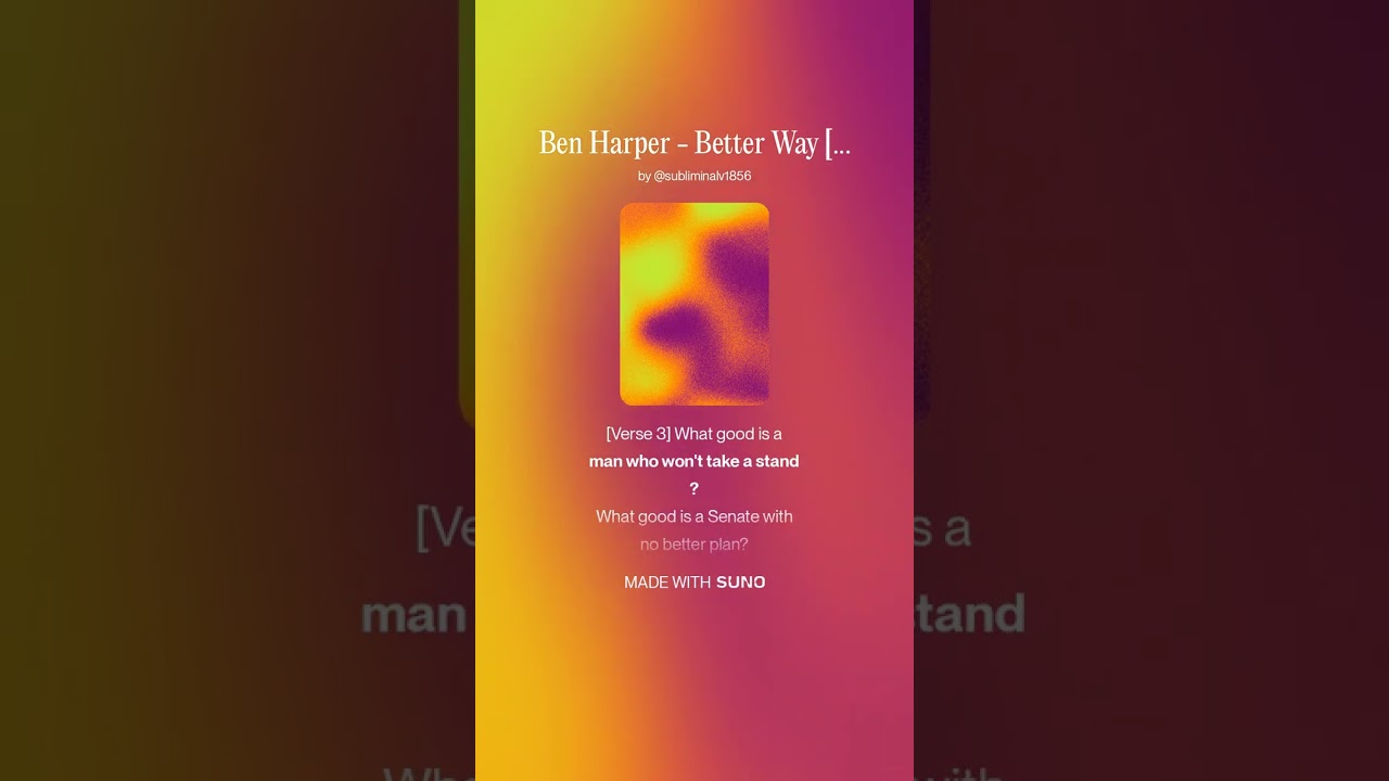 Ben Harper   Better Way  1 Cover