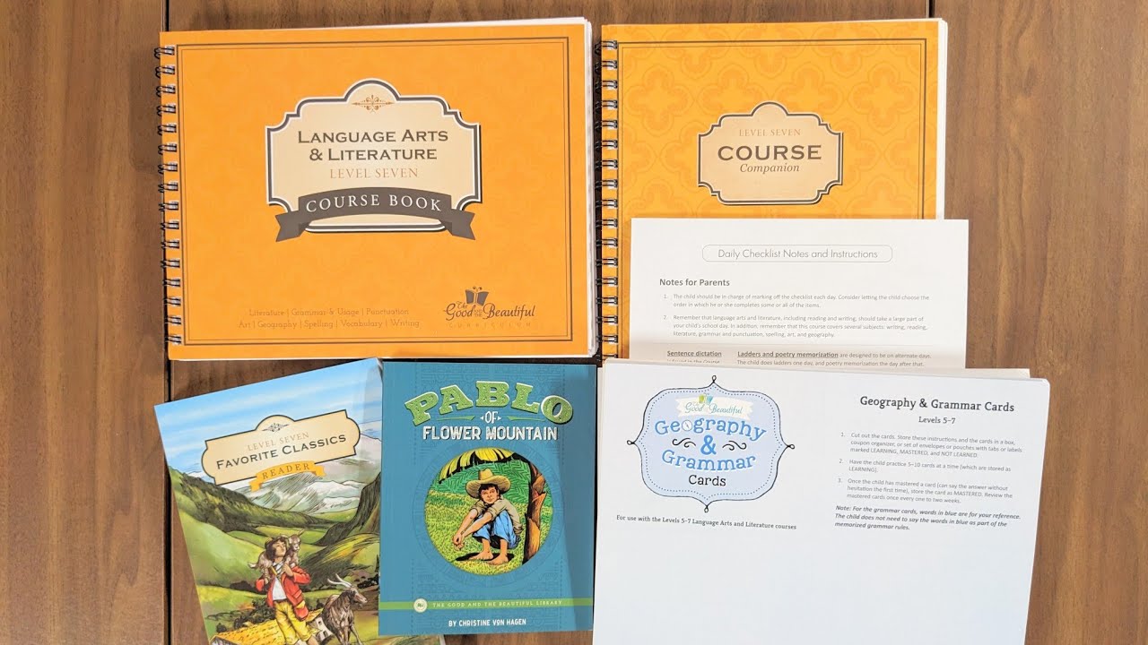 TGTB LA Level 7 Course Set Complete Flip Through || The Good and the Beautiful