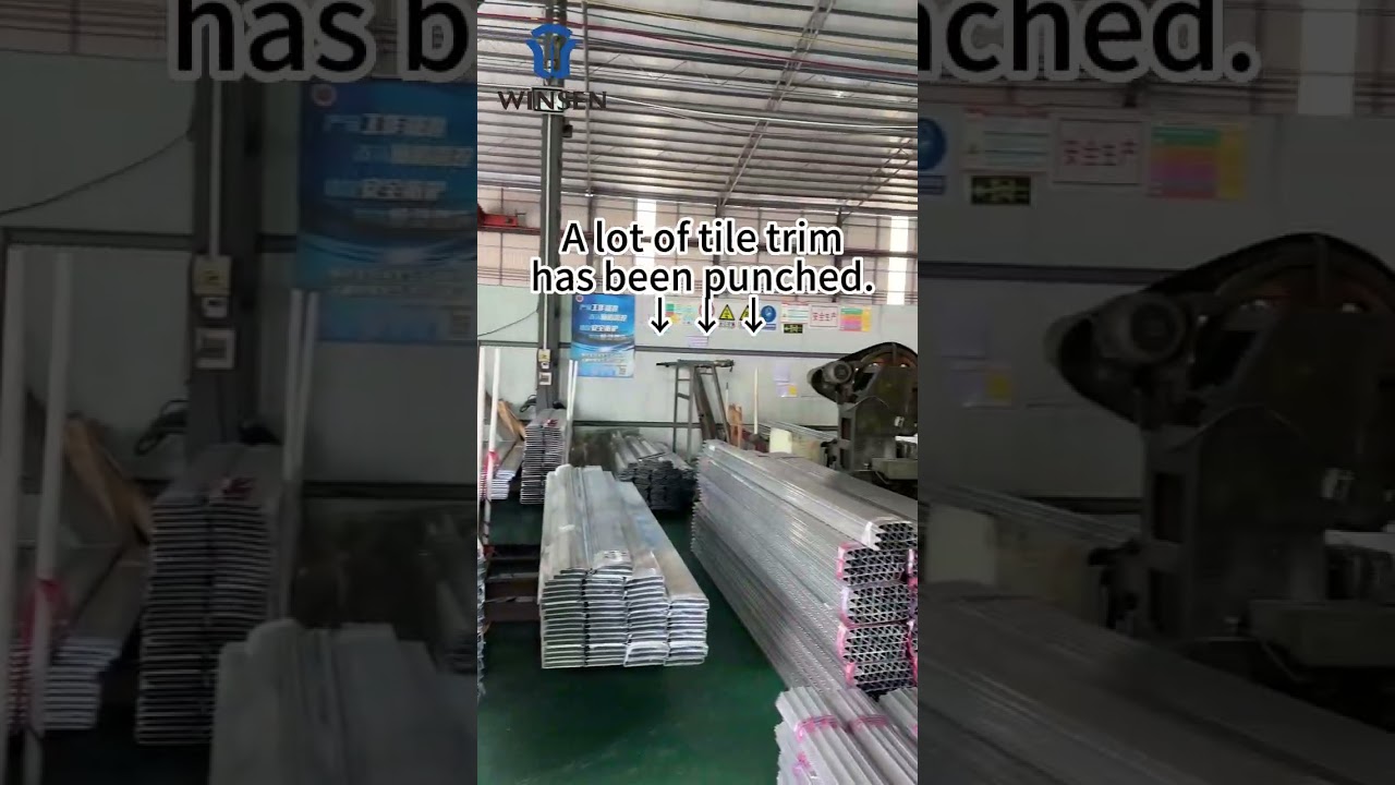 Winsen Tile Trim manufacturer tile trim factory&mdash;&mdash;What do you think this Winsen worker is doing?